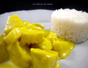 Poulet au curry et à l’ananas