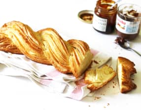 Brioche feuilletée tressée