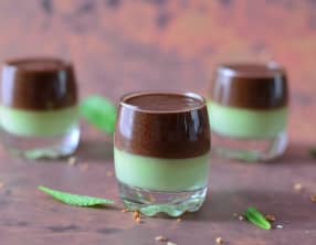 Verrines menthe-chocolat