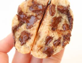 Cookies moelleux banane chocolat