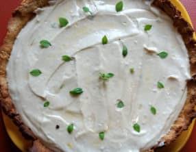 Tarte citron basilic