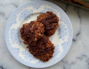 Cookies aux flocons d'avoine double chocolat