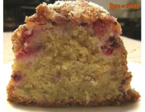 Gâteau fondant framboises citron