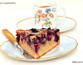 Gâteau aux myrtilles