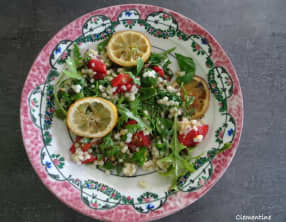 Salade de fregola et citrons rôtis de Yotam Ottolenghi