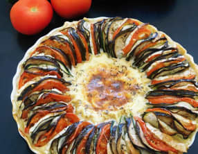 Tarte aux légumes et chèvre