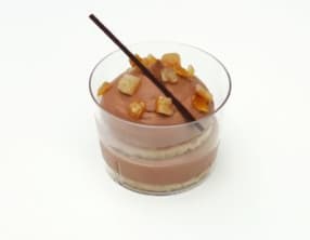 Verrine rapide façon charlotte chocolat orange