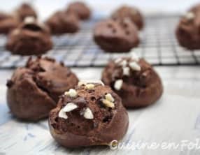 Chouquettes au chocolat