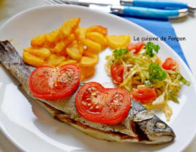 Truite arc-en-ciel au pesto de tomates cuite au four