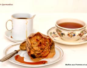 Muffins aux pommes et au Granola.