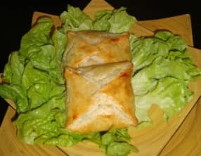 Feuilleté épinard et chèvre