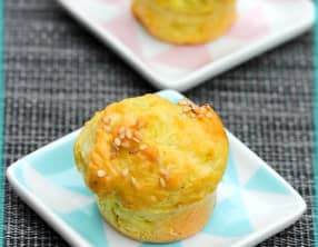 Mini muffins avocat chèvre