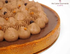 Tarte Double Chocolat et Caramel Beurre Salé
