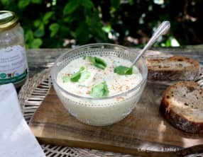 Houmous au chèvre frais