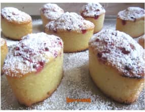 Financiers aux groseilles