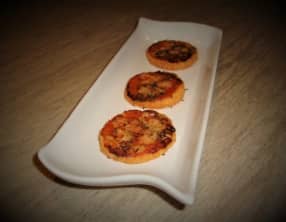 Biscuits apéritifs cheese pizza