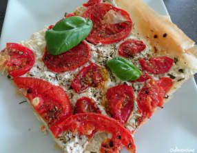 Tarte filo aux tomates