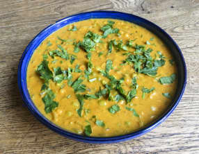 Curry de vatana green peas