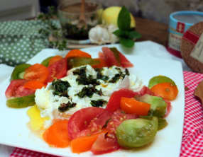 Salade tomate et mozzarella de Yotam Ottolenghi