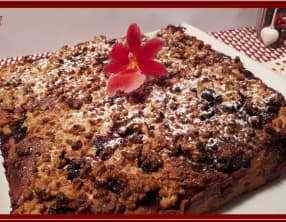 Gâteau aux framboises et flocons d'avoine