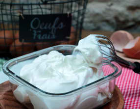 Meringue italienne pour glaces et sorbets