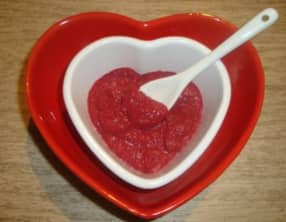 Petit pot salé de betterave rouge