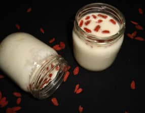 Yaourt au sirop d'agave et aux baies de Goji