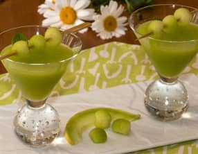 Gaspacho au melon vert et citron vert