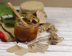 Confiture à l'abricot figue et vanille