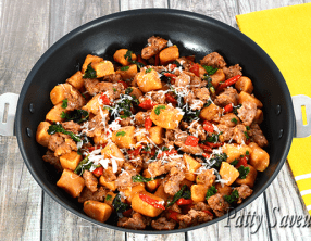 Gnocchi de Patate Douce et Saucisse Italienne