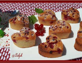 Financiers aux groseilles