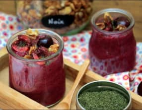 Gaspacho salé cerises et betterave