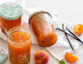 Confiture d'abricots facile à la vanille