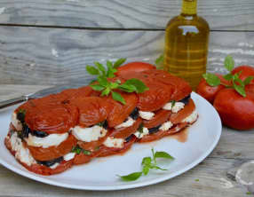 Terrine de tomates confites au chèvre