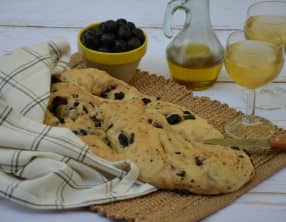 Fougasse aux olives