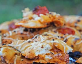 Fougasse chorizo et tomates séchées