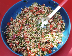 Taboulé de boulgour et freekeh aux herbes
