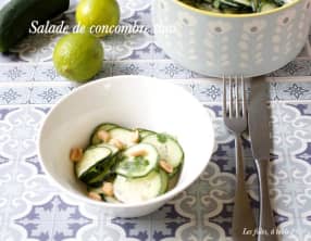 Salade de concombre thaï