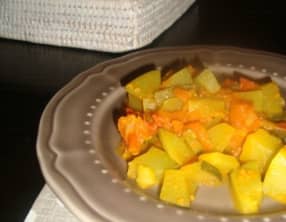 Courgettes aux épices indiennes