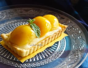 Tartelettes aux abricots et crème aux noix de cajou