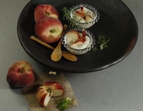 Créme de fenouil aux pêches