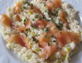 Risotto au saumon fumé au Cookeo