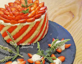 Charlotte Fraises et Menthe
