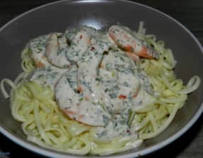 Scampis aux fines herbes