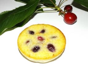 Tartelette aux amandes et aux cerises