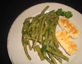 Haricots verts à l'ail et au persil