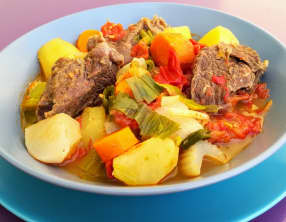 Soupe de légumes au boeuf