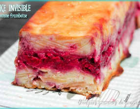Cake invisible pomme framboise