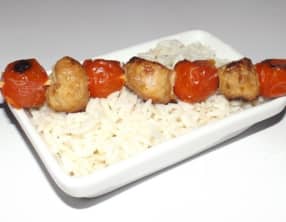Brochettes de poulet mariné à la japonaise
