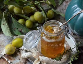 Confiture de mirabelle et thym du jardin